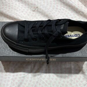 Converse Classic Black Canvas Sneakers